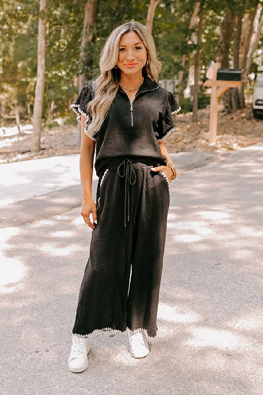 Now or Never Small Town Cafe High Waist Wide Leg Pants