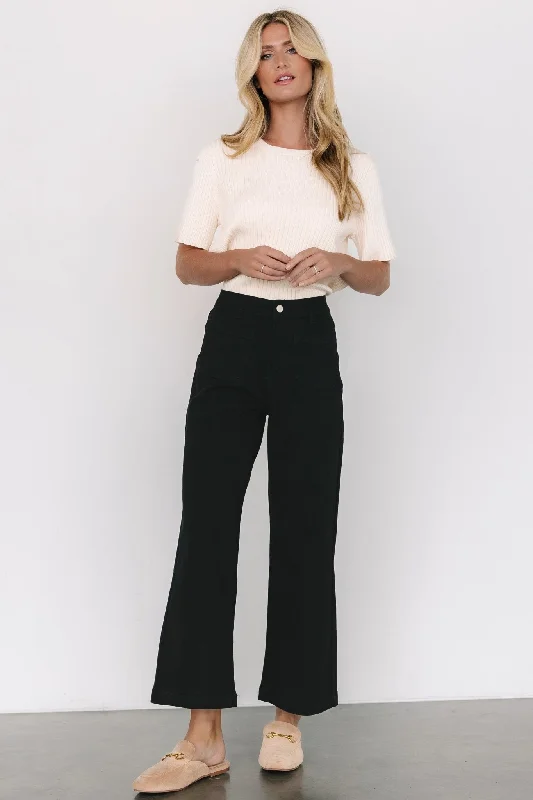 Weekend Savings Fiesta Polli Patch Pocket Pants | Black