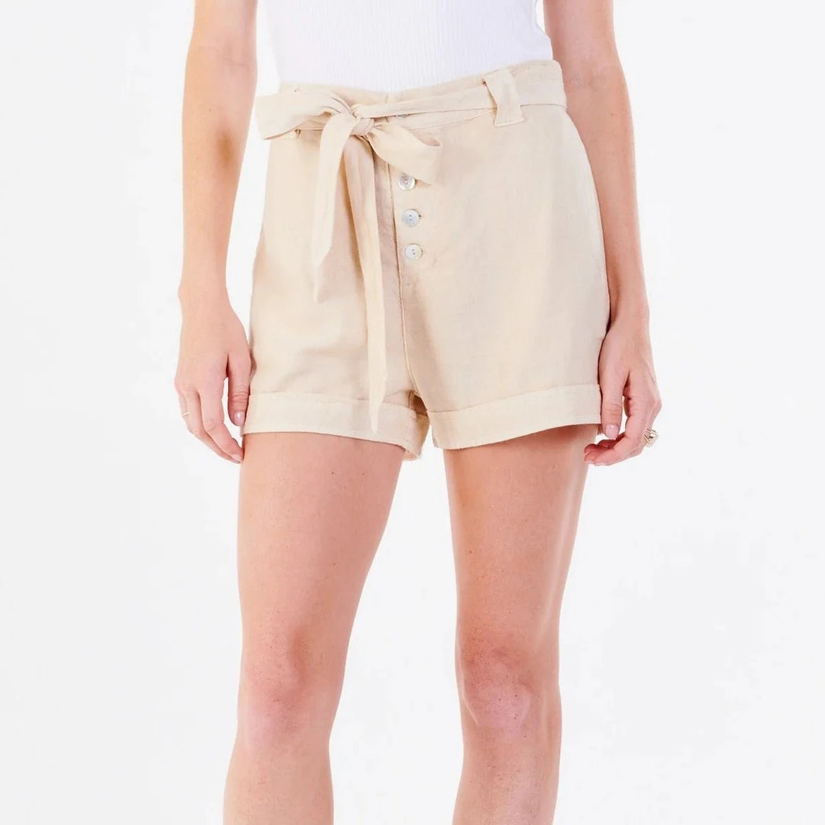 Discount Extravaganza LITAL RELAXED LINEN SHORTS