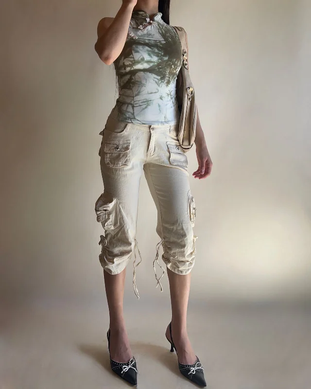 Shop the Weekend Away Cargo mid waist capris