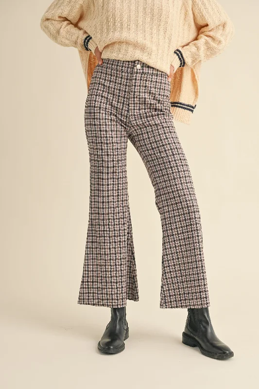 Weekend Offers That Impress Plaid Cropped Trouser