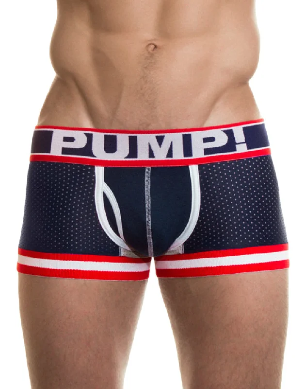 PUMP! Men's Big League Low Rise Mesh Trunk Navy 11040