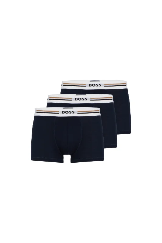 BOSS 3 Pack Men's Viscose Revive Trunk