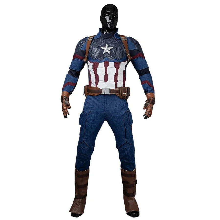 【READY TO SHIP】Endgame Captain America Steve Rogers Cosplay Costume mp005361