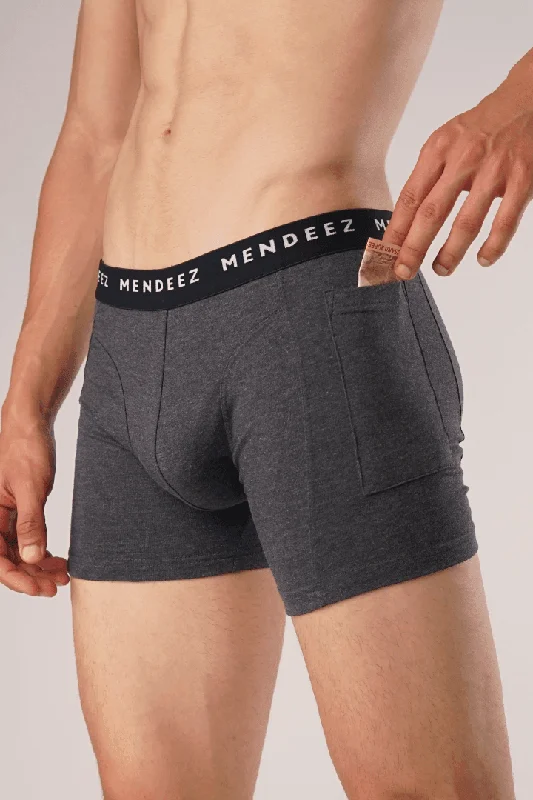 Pocket Boxer Briefs – Charcoal