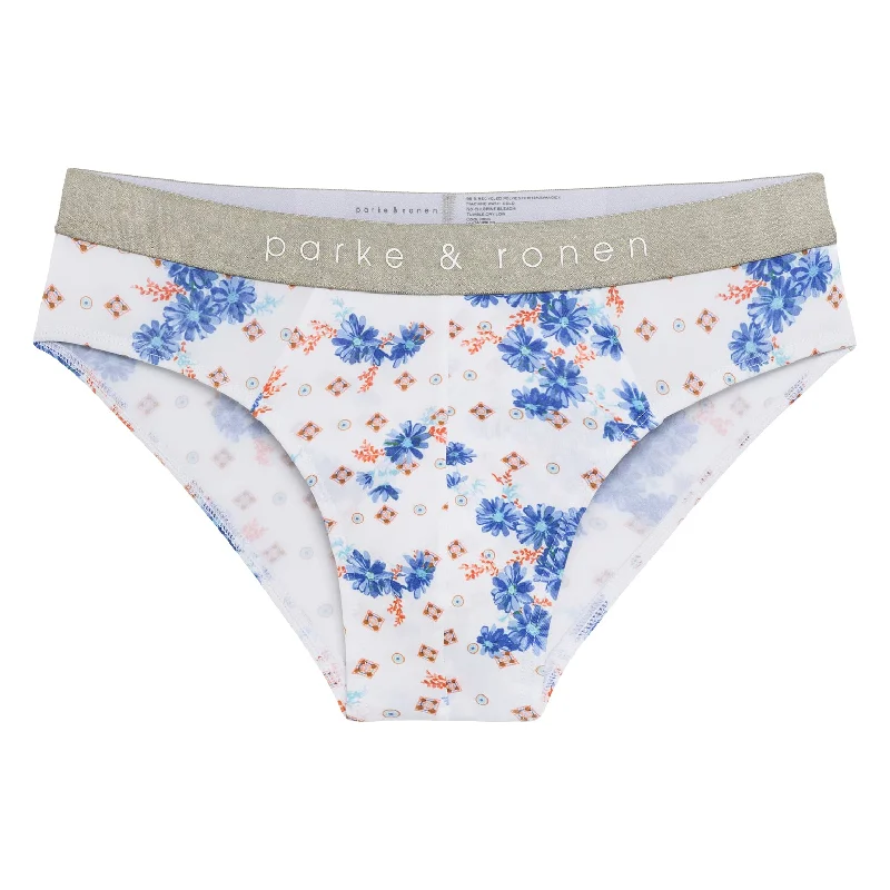 Posies Lapis Print Low Rise Brief