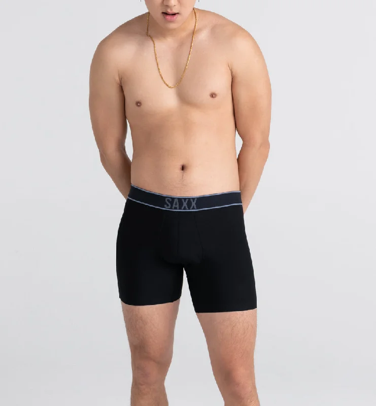 Saxx Hydro Liner Black Swim Boxer Brief Underwear BB43