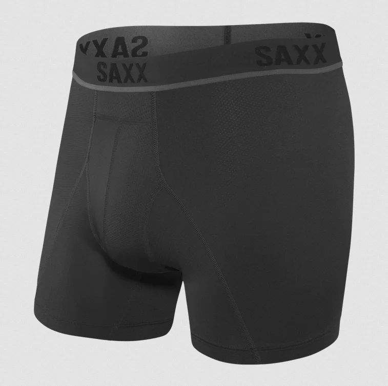 Saxx Kinetic Black Out Boxer No Fly Underwear BB32