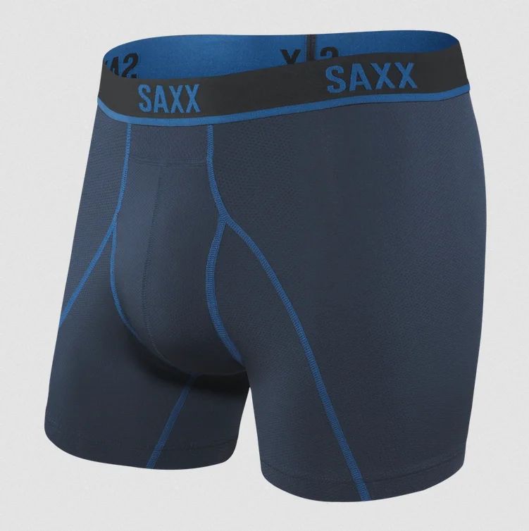 Saxx Kinetic City Blue Boxer No Fly Mens Underwear BB32