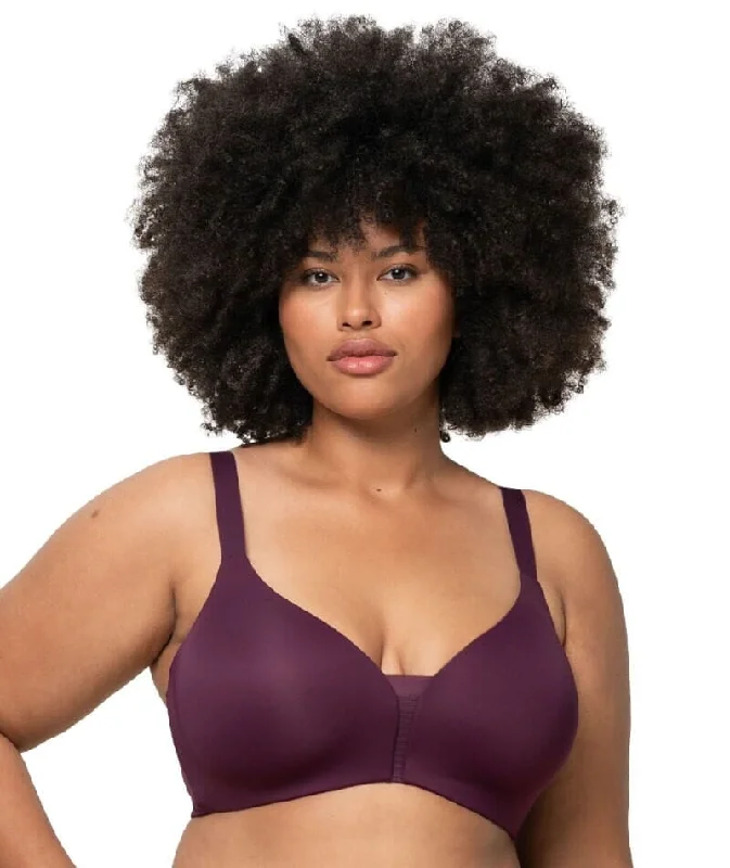 Triumph Flex Smart Padded Wire-free Bra - Aubergine