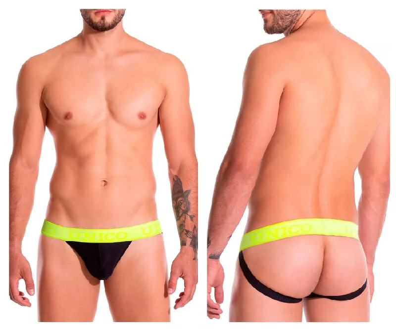 Unico 19160301212 COLORS Corriente Jockstrap Color 99-Black