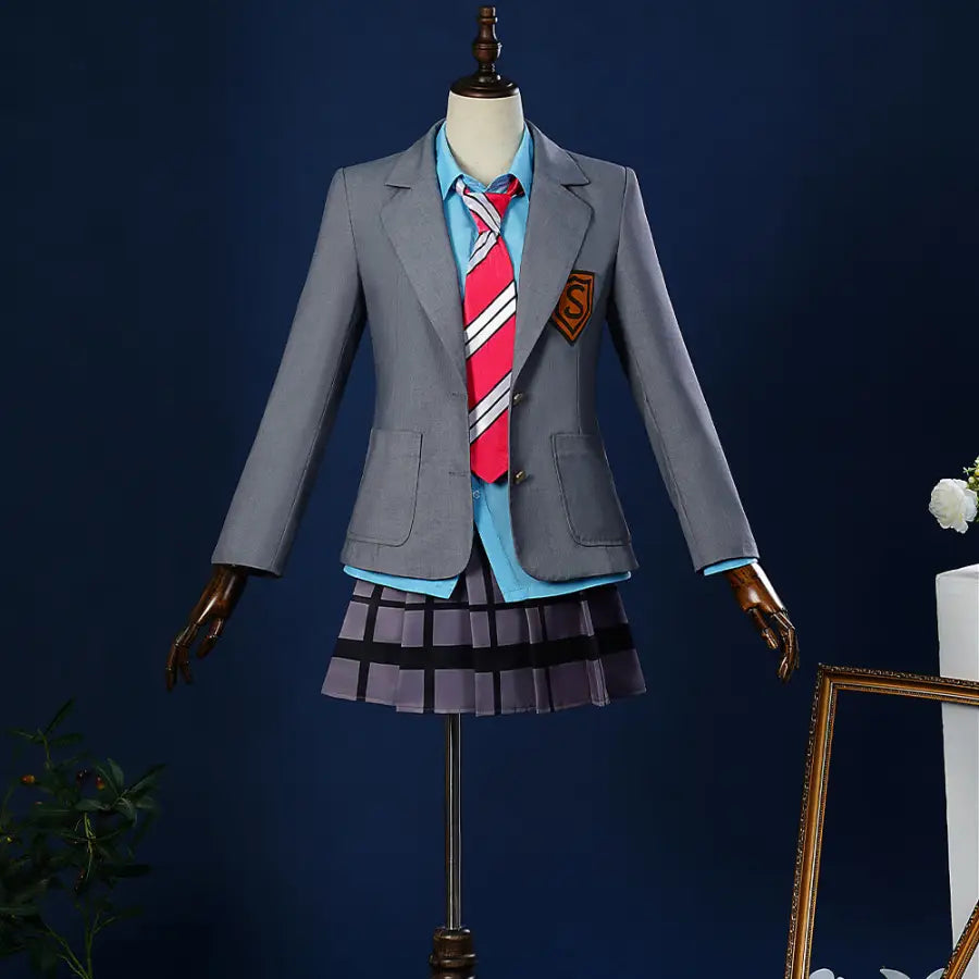 Your Lie in April Miyazono Kaori Cosplay Costume C07334