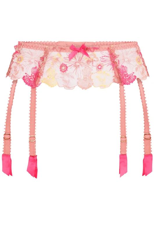 Zuri Suspender - Pink/Yellow