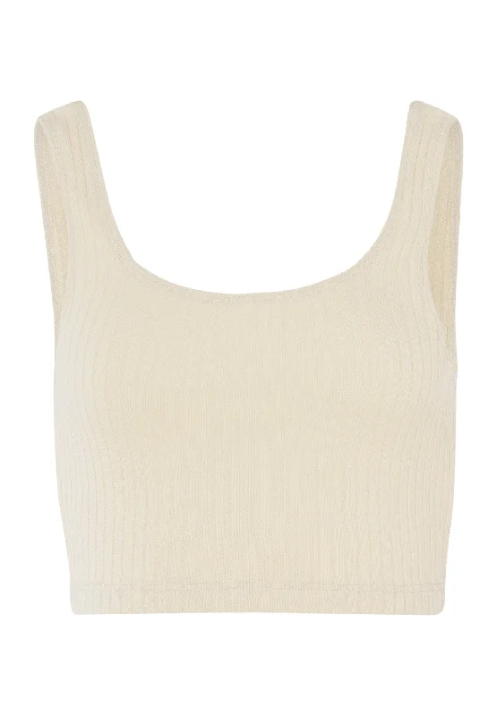 Clearance Sale Summer Knits Crop Top | Warm Sand 78832-1200