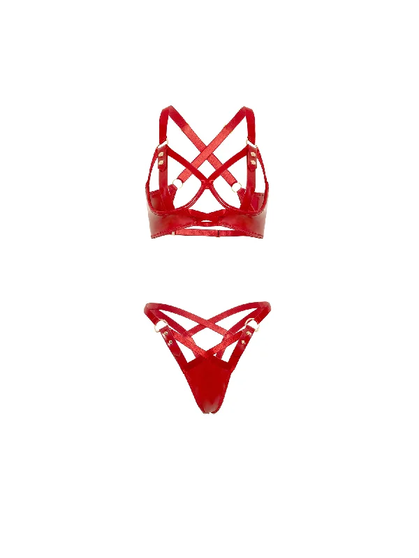 Fetish Desire Cage Bra Set