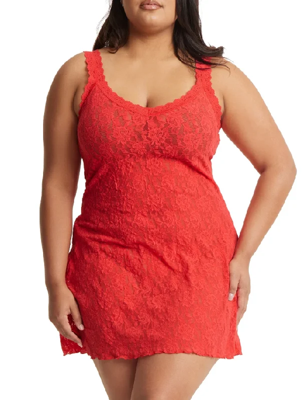 Exclusive Savings HANKY PANKY 485214X PLUS SIZED V NECK CHEMISE SET