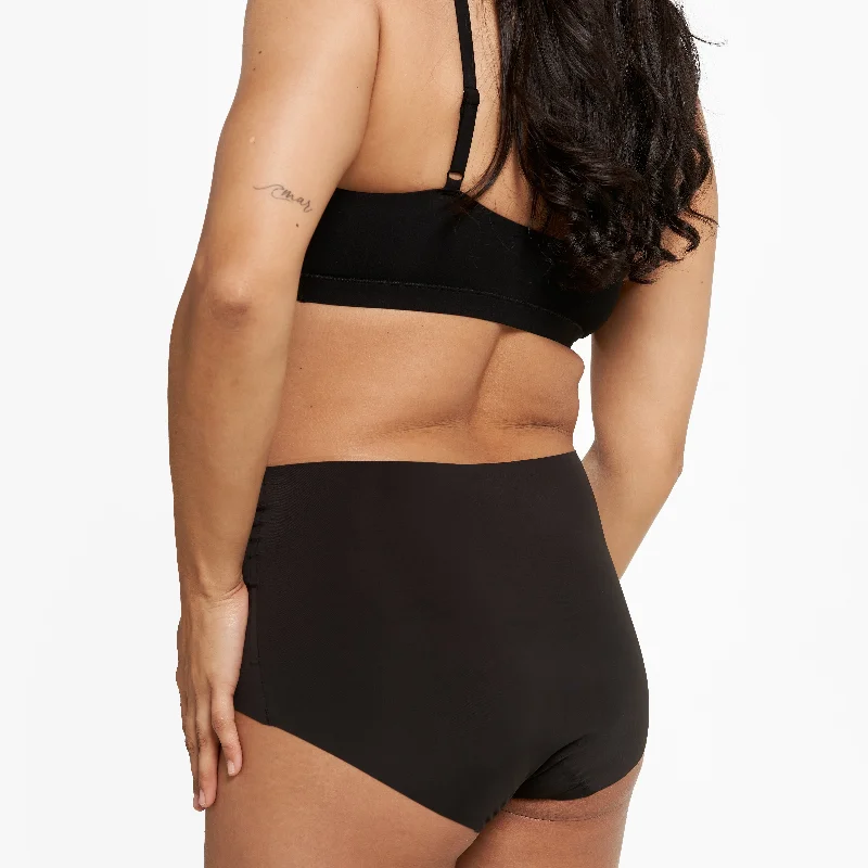 Early Access High-Rise Full Brief - Seamless Ultrasmooth - Black
