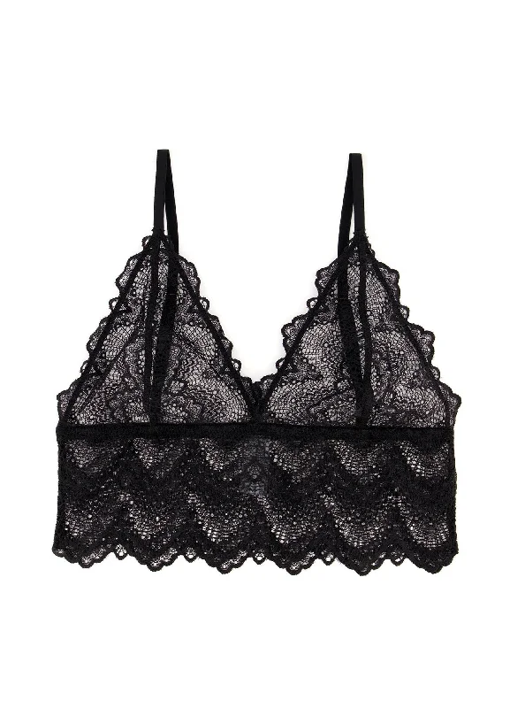 Hurry In Lace Bralette Top - Saboteur