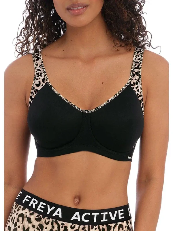 Leopard Sonic Spacer Sports Bra