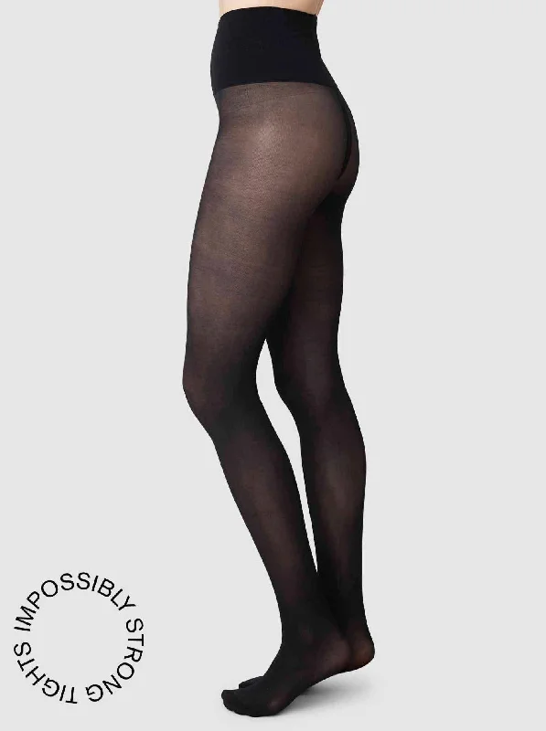 Lois Rip Resistant Tights - Black