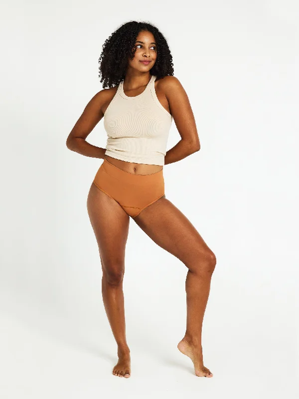 ModiComfort Seamless Full Brief Light-Moderate Caramel